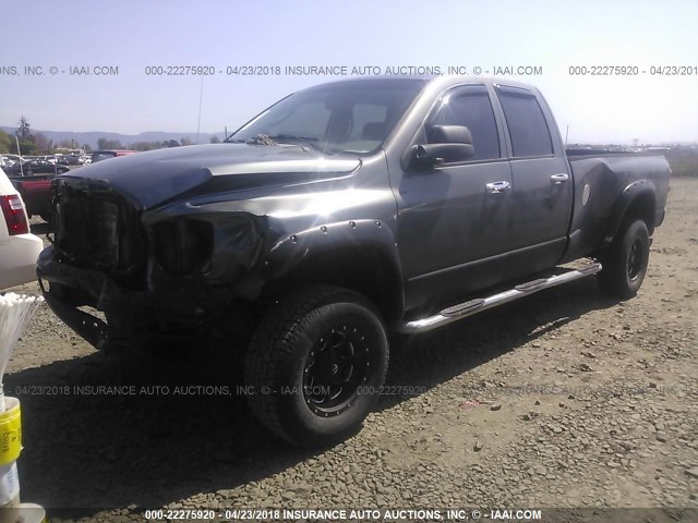 1D7KS28C07J527611 - 2007 DODGE RAM 2500 ST/SLT GRAY photo 2