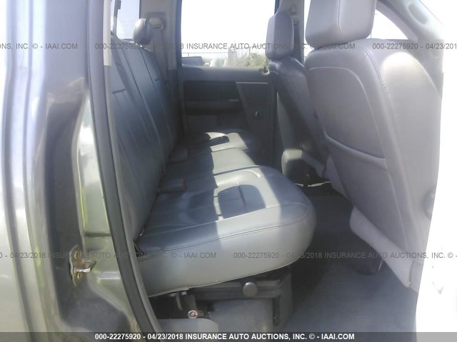 1D7KS28C07J527611 - 2007 DODGE RAM 2500 ST/SLT GRAY photo 8