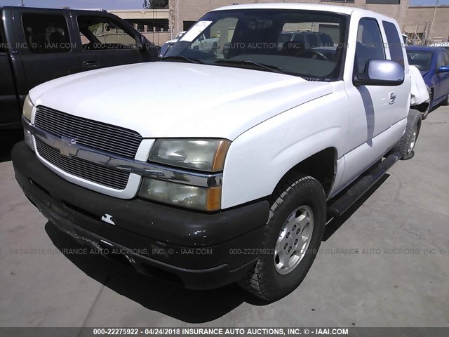 1GCEK19T14E366979 - 2004 CHEVROLET SILVERADO K1500 WHITE photo 2