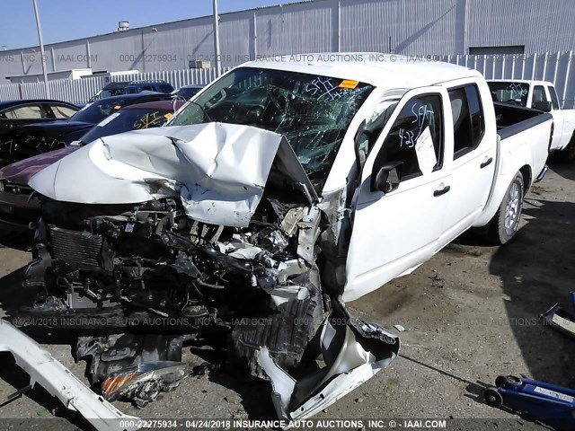 1N6AD0ER7GN722463 - 2016 NISSAN FRONTIER S/SV/SL/PRO-4X WHITE photo 2