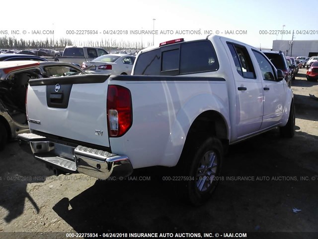 1N6AD0ER7GN722463 - 2016 NISSAN FRONTIER S/SV/SL/PRO-4X WHITE photo 4