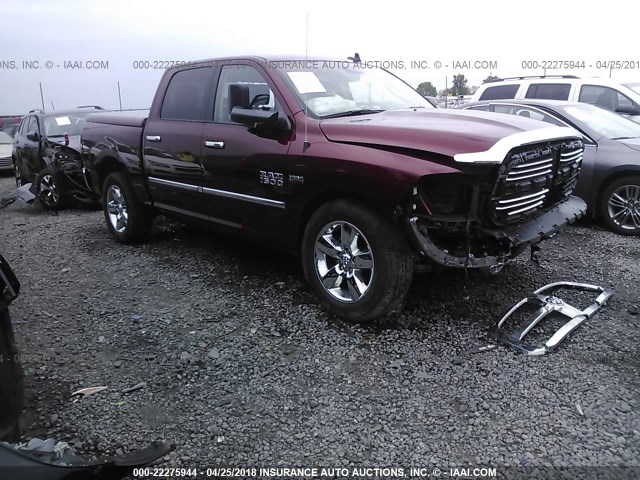 3C6RR7LT5GG376573 - 2016 RAM 1500 SLT BURGUNDY photo 1