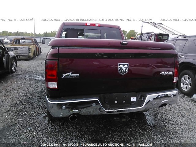 3C6RR7LT5GG376573 - 2016 RAM 1500 SLT BURGUNDY photo 8