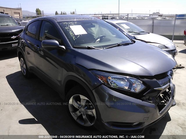 3CZRU5H54GM753802 - 2016 HONDA HR-V EX GRAY photo 1