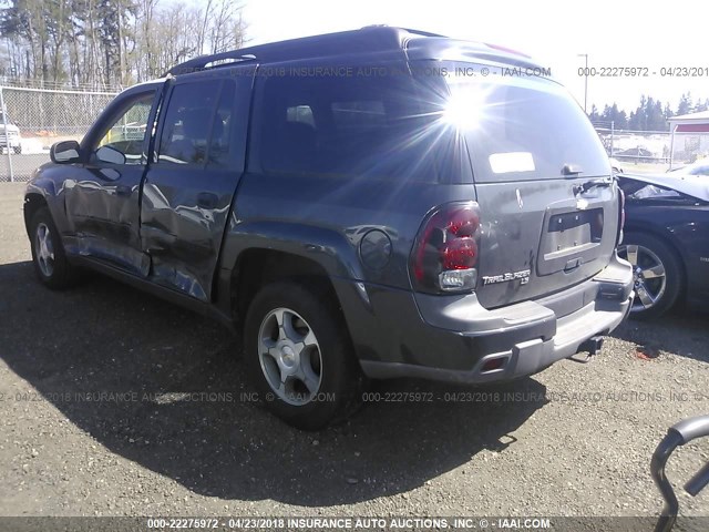 1GNET16S866133789 - 2006 CHEVROLET TRAILBLAZER EXT LS/EXT LT GRAY photo 3