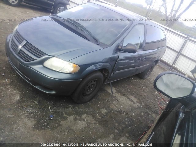 1D4GP24E56B722270 - 2006 DODGE GRAND CARAVAN SE GRAY photo 2