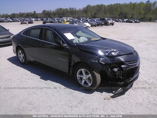 1G1ZB5ST0JF178584 - 2018 CHEVROLET MALIBU LS 灰色 照片 1