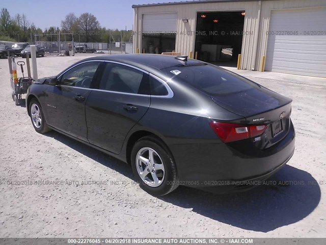 1G1ZB5ST0JF178584 - 2018 CHEVROLET MALIBU LS 灰色 照片 3