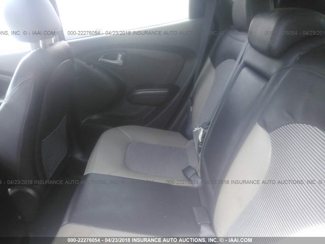 KM8JU3AC6BU233407 - 2011 HYUNDAI TUCSON GLS/LIMITED 蓝色 照片 8
