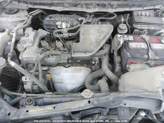 JN8AS5MT3BW571261 - 2011 NISSAN ROGUE S/SV/KROM SILVER photo 10