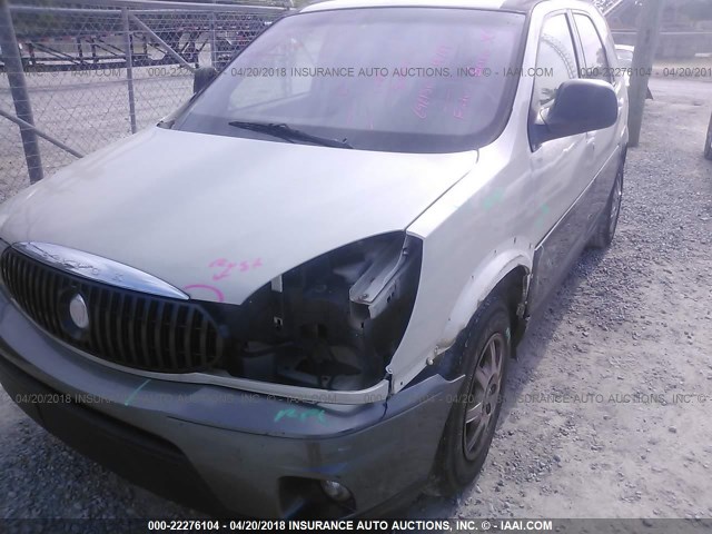 3G5DA03E44S526112 - 2004 BUICK RENDEZVOUS CX/CXL CREAM photo 6