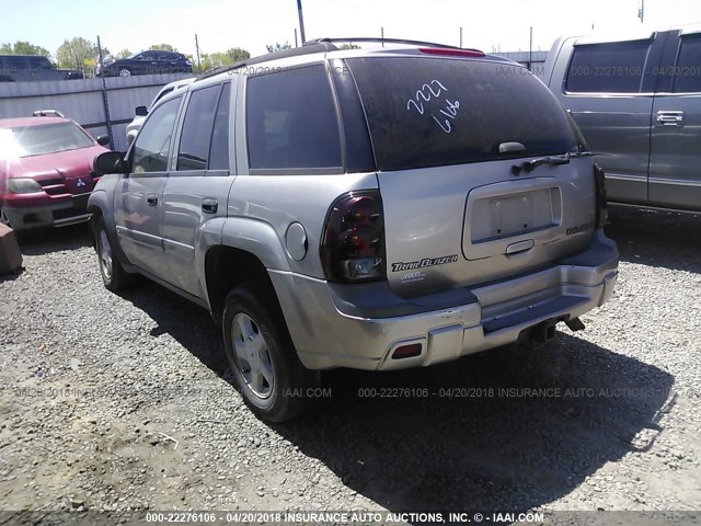 1GNDT13SX22458963 - 2002 CHEVROLET TRAILBLAZER  BEIGE photo 3