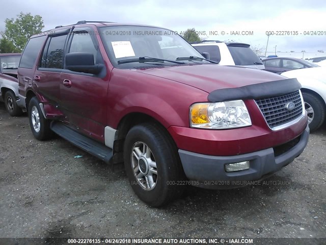 1FMRU15W03LB62451 - 2003 FORD EXPEDITION XLT RED photo 1