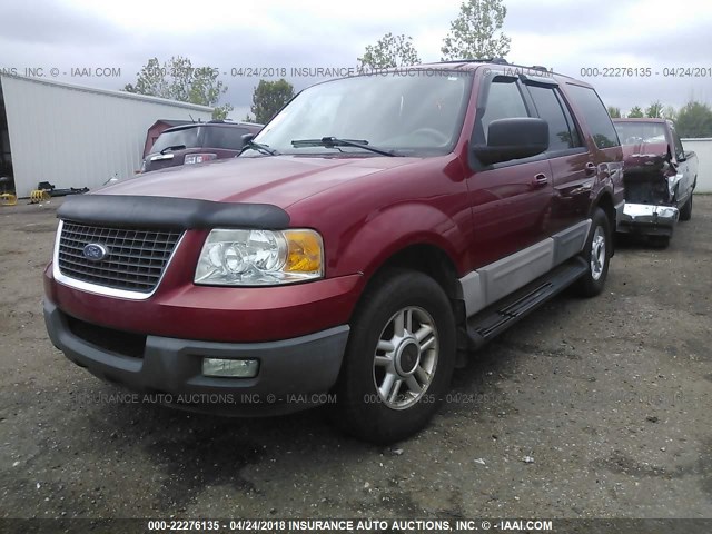 1FMRU15W03LB62451 - 2003 FORD EXPEDITION XLT RED photo 2