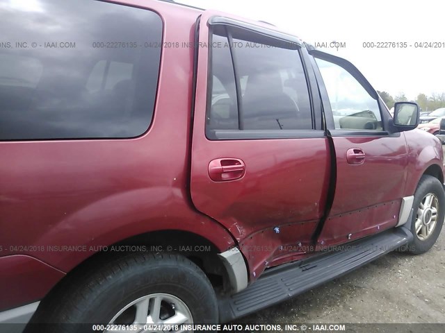 1FMRU15W03LB62451 - 2003 FORD EXPEDITION XLT RED photo 6