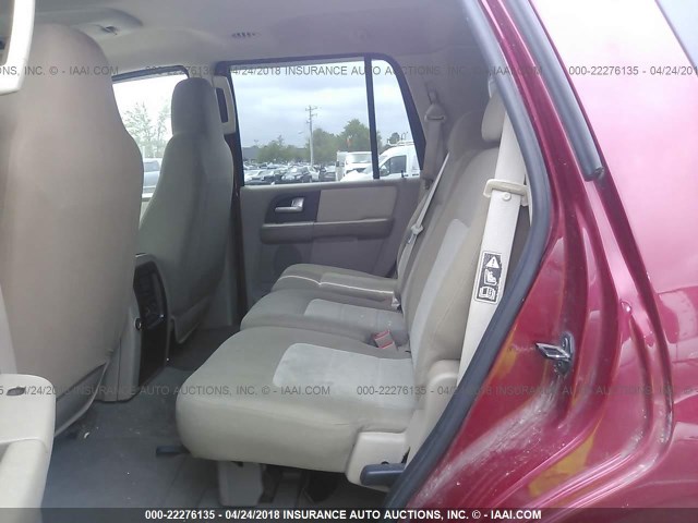 1FMRU15W03LB62451 - 2003 FORD EXPEDITION XLT RED photo 8