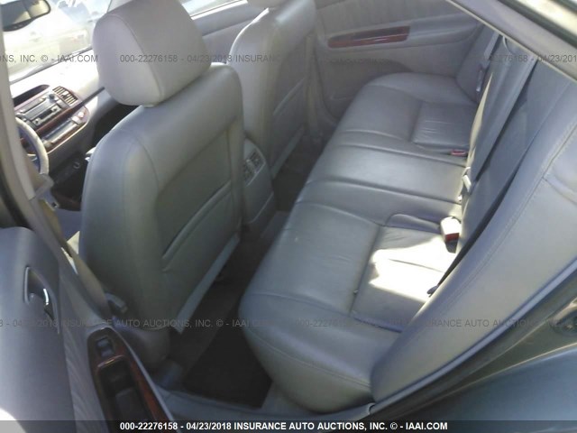 4T1BF30K72U541127 - 2002 TOYOTA CAMRY LE/XLE/SE GRAY photo 8