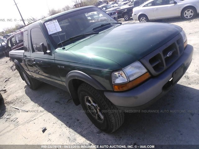 1FTZR15V3XTA33624 - 1999 FORD RANGER SUPER CAB GREEN photo 1