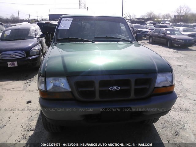 1FTZR15V3XTA33624 - 1999 FORD RANGER SUPER CAB GREEN photo 6