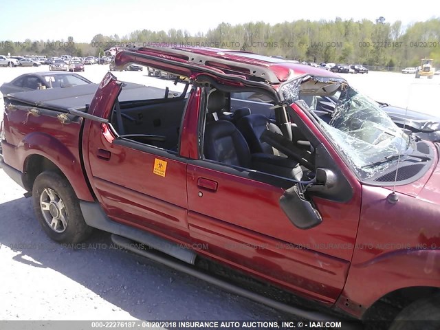 1FMZU67E03UC31974 - 2003 FORD EXPLORER SPORT TR  RED photo 6