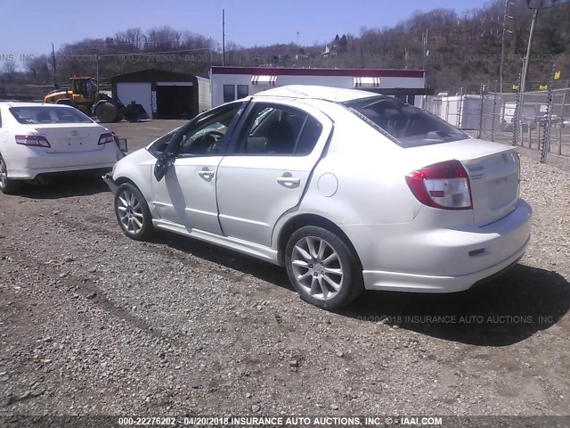 JS2YC415485103146 - 2008 SUZUKI SX4 CONVENIENCE/TOURING WHITE photo 3