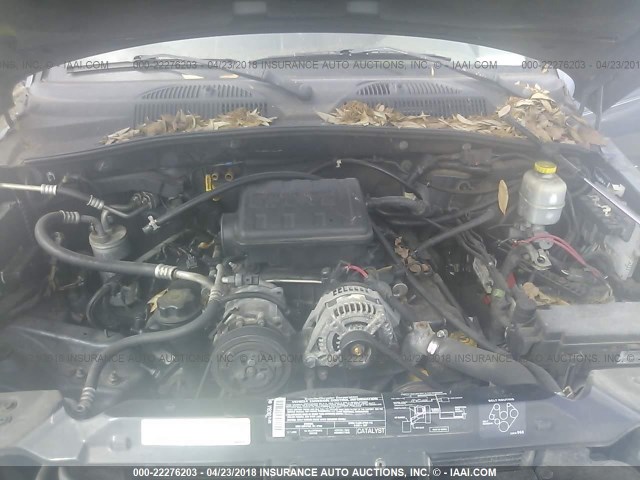 1J4GL48K42W351054 - 2002 JEEP LIBERTY SPORT 蓝色 照片 10