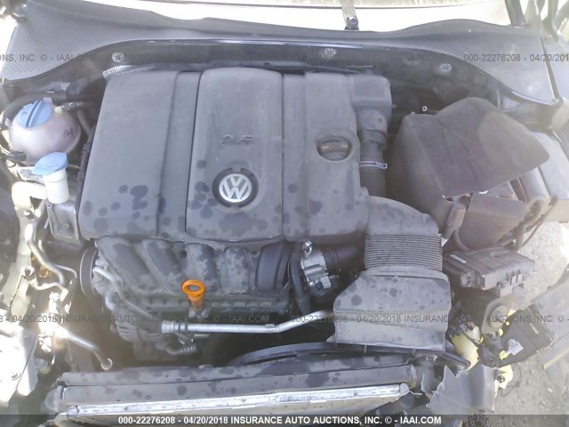 1VWBH7A36DC082787 - 2013 VOLKSWAGEN PASSAT SE BLUE photo 10