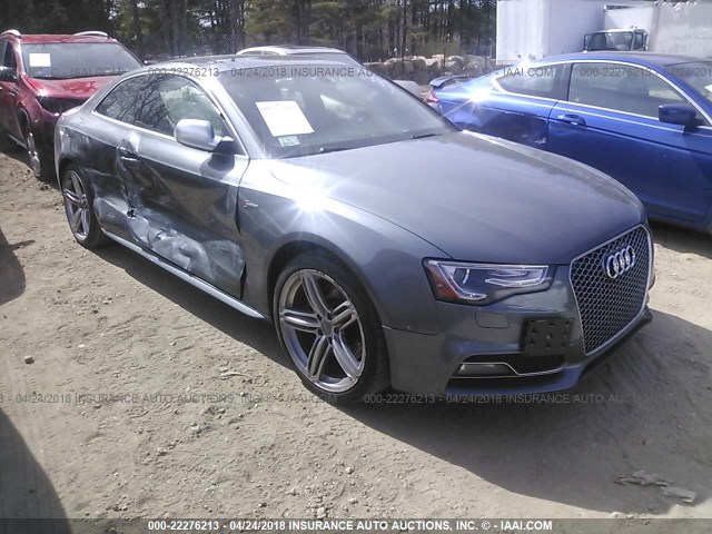 WAUCGAFR9DA051627 - 2013 AUDI S5 PREMIUM PLUS 灰色 照片 1