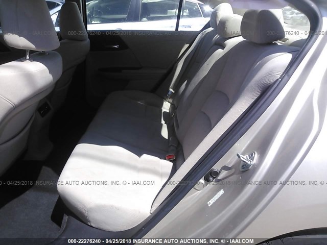 1HGCR6F34EA002764 - 2014 HONDA ACCORD HYBRID GOLD photo 8