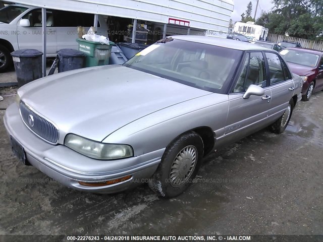 1G4HR52K1VH568752 - 1997 BUICK LESABRE LIMITED GRAY photo 2