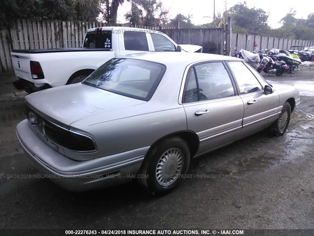 1G4HR52K1VH568752 - 1997 BUICK LESABRE LIMITED GRAY photo 4