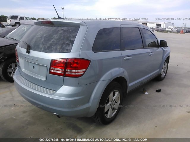 3C4PDCABXDT555888 - 2013 DODGE JOURNEY SE BLUE photo 4