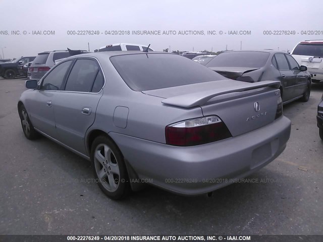 19UUA56913A041447 - 2003 ACURA 3.2TL TYPE-S SILVER photo 3