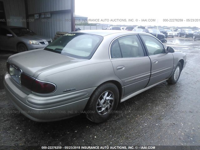 1G4HP54K41U243792 - 2001 BUICK LESABRE CUSTOM TAN photo 4