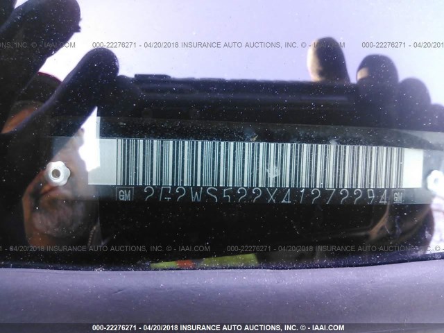 2G2WS522X41272294 - 2004 PONTIAC GRAND PRIX GT2 შავი ფოტო 9