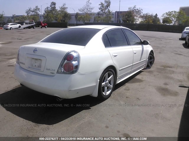 1N4BL11D56N388545 - 2006 NISSAN ALTIMA SE/SL/SE-R WHITE photo 4