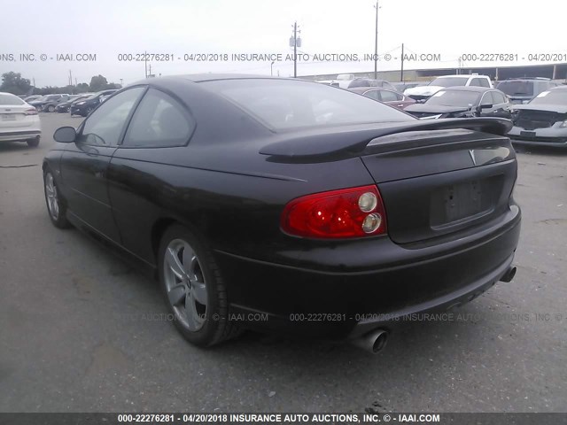 6G2VX12U05L426825 - 2005 PONTIAC GTO BLACK photo 3