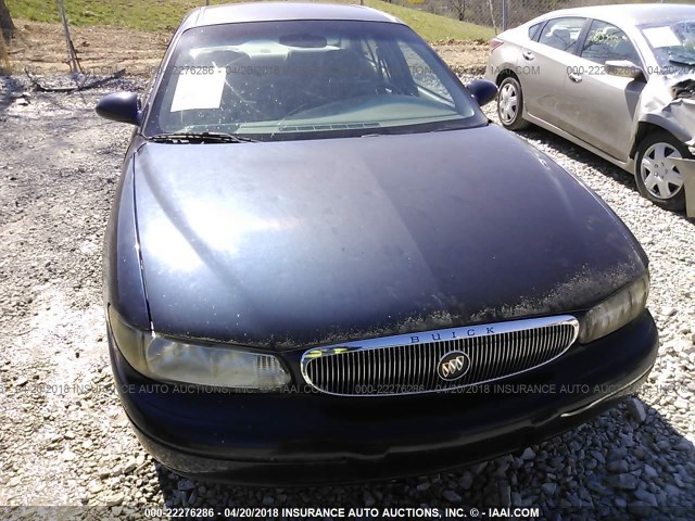 2G4WS52J011278616 - 2001 BUICK CENTURY CUSTOM Dark Blue photo 6