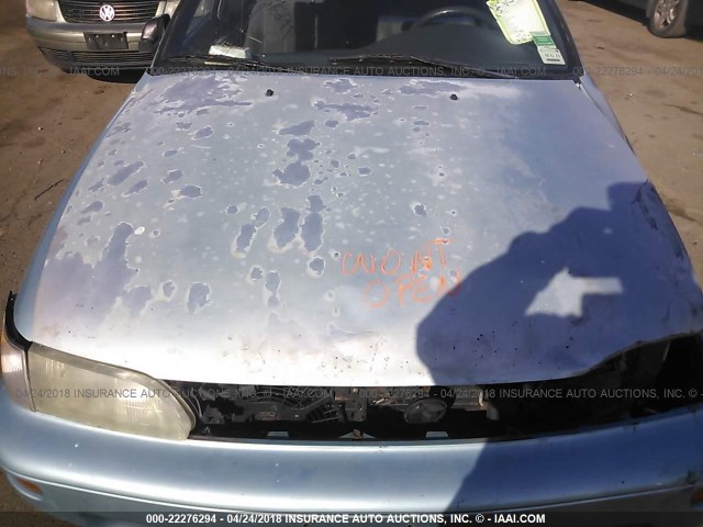 2T1AE09B0SC090267 - 1995 TOYOTA COROLLA LE/DX 蓝色 照片 10