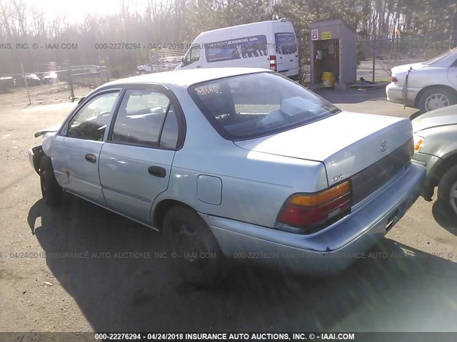 2T1AE09B0SC090267 - 1995 TOYOTA COROLLA LE/DX 蓝色 照片 3