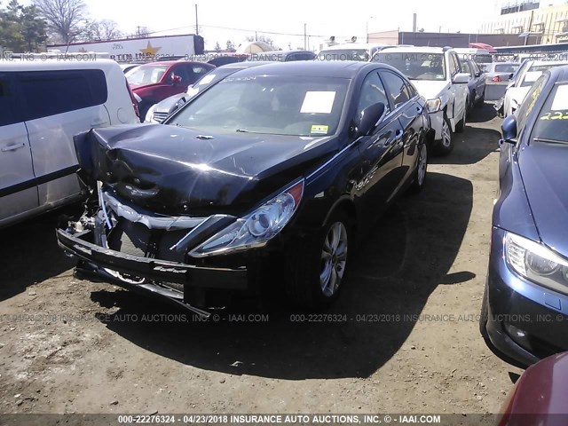 5NPEC4AC4BH001378 - 2011 HYUNDAI SONATA SE/LIMITED BLACK photo 2