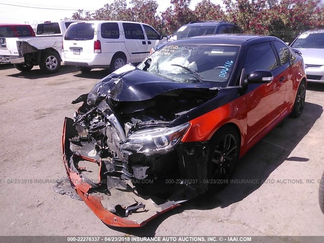 JTKJF5C79FJ006416 - 2015 TOYOTA SCION TC 橙色 照片 2