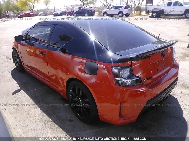 JTKJF5C79FJ006416 - 2015 TOYOTA SCION TC 橙色 照片 3