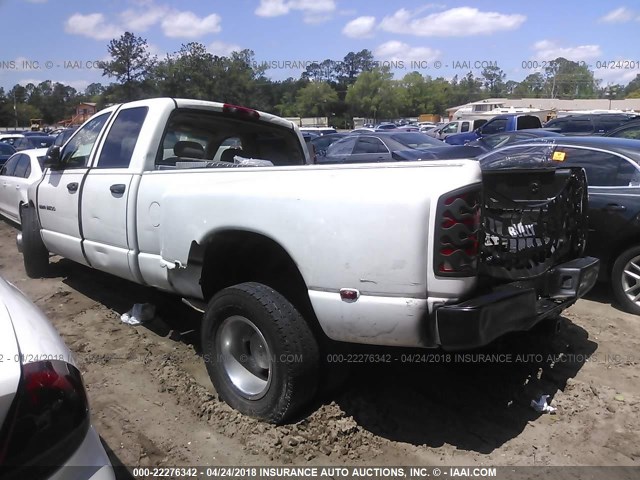 3D7MR48C15G784761 - 2005 DODGE RAM 3500 ST/SLT WHITE photo 3