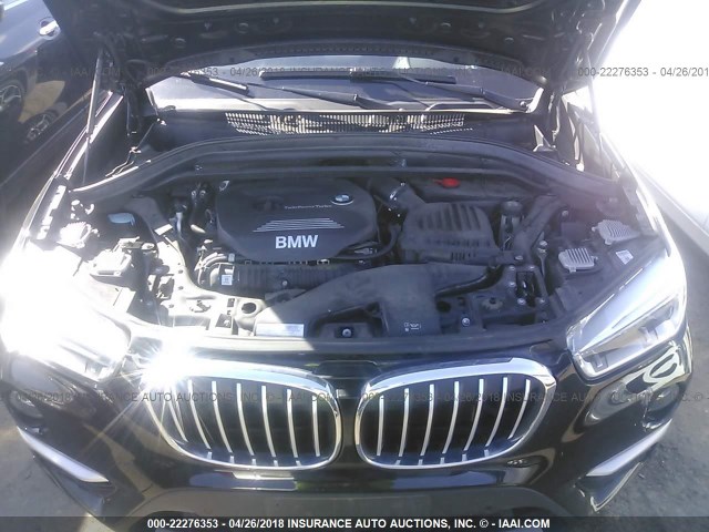 WBXHT3C32GP888076 - 2016 BMW X1 XDRIVE28I BLACK photo 10
