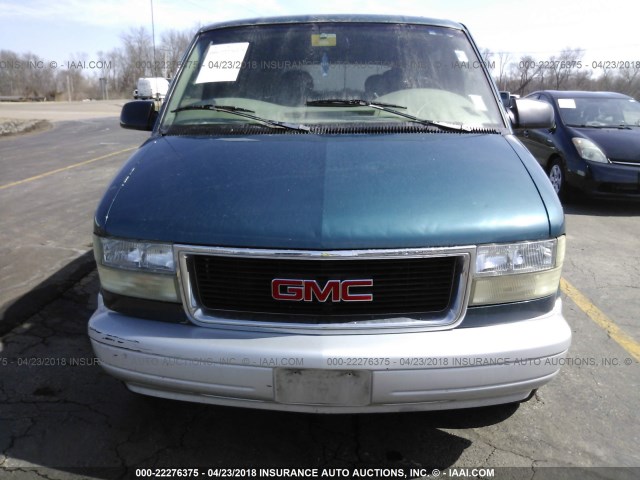 1GKEL19W9TB516879 - 1996 GMC SAFARI XT TURQUOISE photo 6