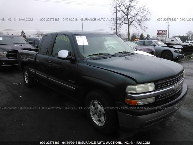 2GCEC19VX11269405 - 2001 CHEVROLET SILVERADO C1500 GREEN photo 1