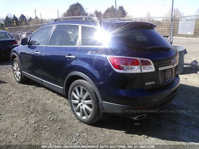 JM3TB38V180132454 - 2008 MAZDA CX-9 Navy photo 3