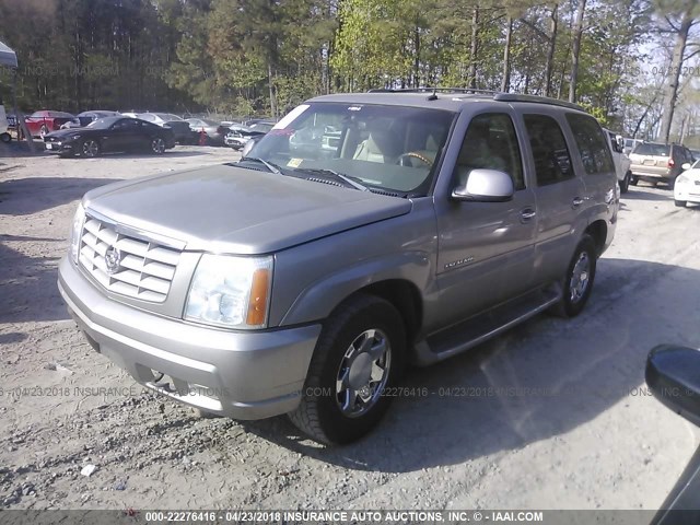 1GYEK63N72R276789 - 2002 CADILLAC ESCALADE LUXURY შამპანური ფოტო 2