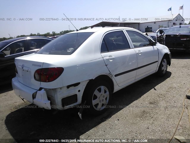 1NXBR32E04Z333589 - 2004 TOYOTA COROLLA CE/LE/S WHITE photo 4